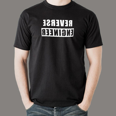 Reverse Engineer Men's T-Shirt - The Hacker's Coding Tee