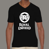 Royal Enfield Men's V Neck T-shirt India