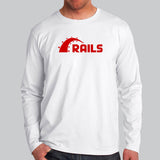 Ruby On Rails Men's Full Sleeve T-Shirt India