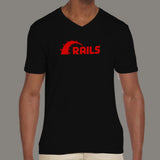 Ruby On Rails Men's V Neck T-Shirt Online India