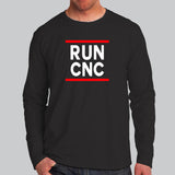Run CNC Funny Machinist Engineer G-Code Full Sleeve For Men India