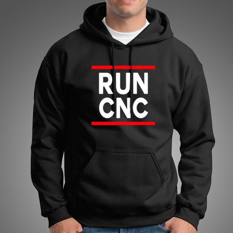 Run CNC Funny Machinist Engineer G-Code Hoodie For Men Online India