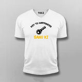 Key To Happiness Sanu Ki Hindi T-shirt For Men