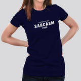Certified 100% Sarcasm Free T-shirt For Women
