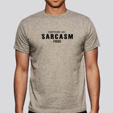 Certified 100% Sarcasm Free T-shirt For Men