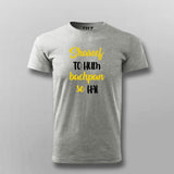 SHAREEF TO HUM BACHPAN SE HAI Hindi T-shirt For Men