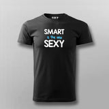 SMART IS THE NEW SEXY Funny T-shirt For Men Online Teez