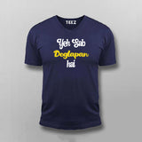 Sab Doglapan Hai Funny Hindi T-shirt For Men