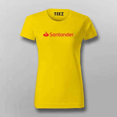 Santander Logo T-Shirt For Women Online India