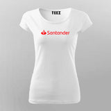 Santander Logo T-Shirt For Women
