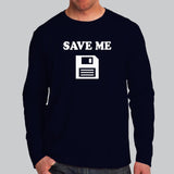 Save Me Floppy Disk Retro Men's T-shirt