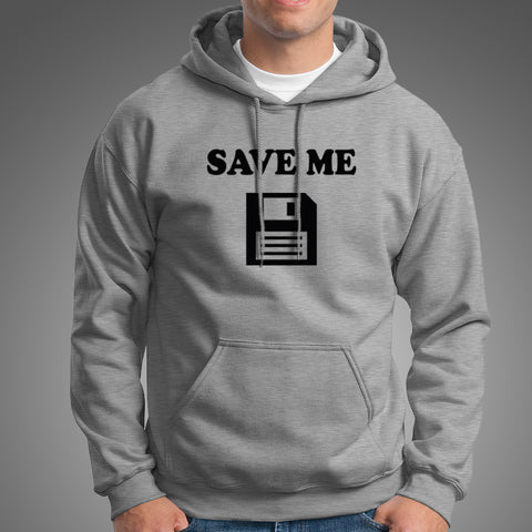 Save Me Floppy Disk Hoodies For Men India