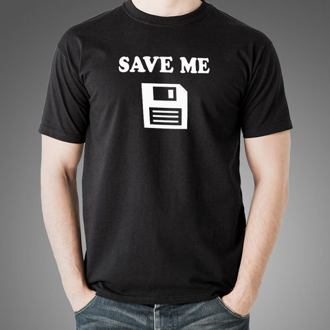 Save Me Floppy Disk T-Shirt For Men Online India