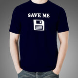 Save Me Floppy Disk Retro Men's T-shirt