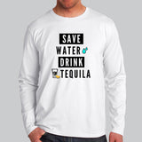 Funny Drinking Quote Full Sleeve T-Shirt Online India