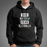 Save Water Drink Tequila Men's Funny Drinking Quote T-Shirt