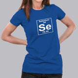 Selenium Periodic Table Of Elements T-Shirt For Women India