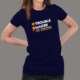 Semicolon Troublemaker Women's Programmer Tee