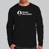 Senior Developer Full Sleeve T-Shirt For Men India
