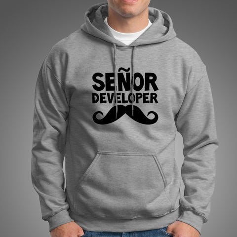 Señor Developer - Senior Developer Hoodies For Men India