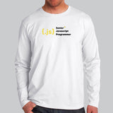 Senior JavaScript Programmer Men's Tee - Code Master