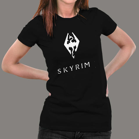 Skyrim T-Shirt For Women India