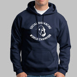 Social Distancing World Champion Hoodies For Men