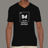 Software Developer Element V Neck T-Shirt For Men Online India