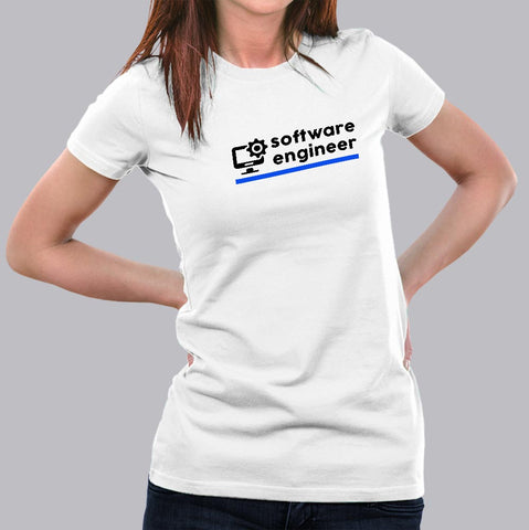 Software Engineer T-Shirt For Women india