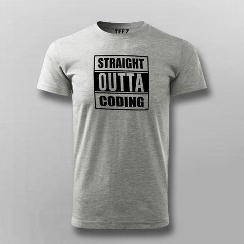 Straight Outta Coding T-Shirt – Dev Swag Drop (Prepaid Only)