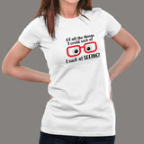 I Suck At Seeing or Myopia Glasses Women's T-Shirt