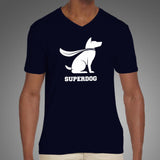 Super Dog V Neck T-Shirt Online India