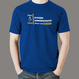 Linux SysAdmin Superpower T-Shirt - Show Your Admin Might