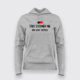Take Vitamin Me And Love Thyself Hoodie For Women Online India