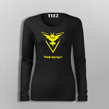 Team Instinct Fullsleeve T-Shirt For Women Online