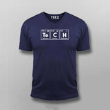 Tech Periodic Table Funny Science V-Neck T-shirt For Men Online India