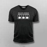 The 3 Most Important Things In The Morning Coffee Lover T-Shirt For Men