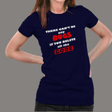 No Bugs Coding Humor Tee for Women - Funny Programmer