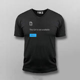 This Girl Not Available Funny Attitude V-Neck T-shirt For Men Online India
