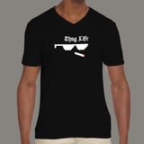 Thug Life Men's V Neck T-Shirt Online India
