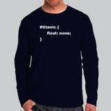 Titanic Coder Men's Humorous Shirt