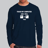 Ctrl X Threat - Touch My Computer Men's Tee