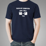 Ctrl X Threat - Touch My Computer Men's Tee