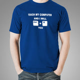 Ctrl X Threat - Touch My Computer Men's Tee