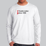 Men's Rebel Tee: Trouble Maker Since 1958