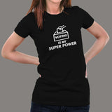 Voting is My Super Power T-shirt for Women online india