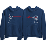 Valentine Day Special Couple Hoodies