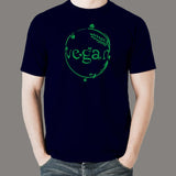 Vegan Green Leaves Vegetarian Men’s T-shirt
