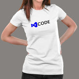Visual Studio Code T-Shirt For Women India