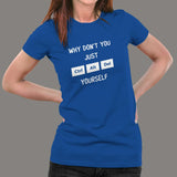 Ctrl Alt Del Yourself Women's Geek T-Shirt